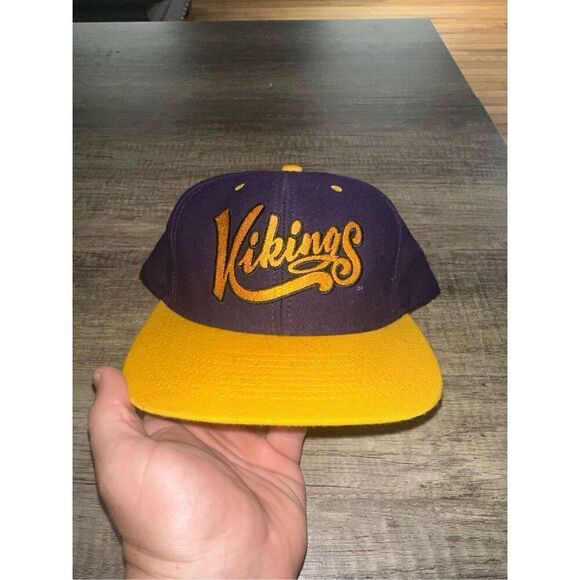 Minnesota Vikings American Needle Nutmeg Made in the USA SnapBack - Picture 1 of 8